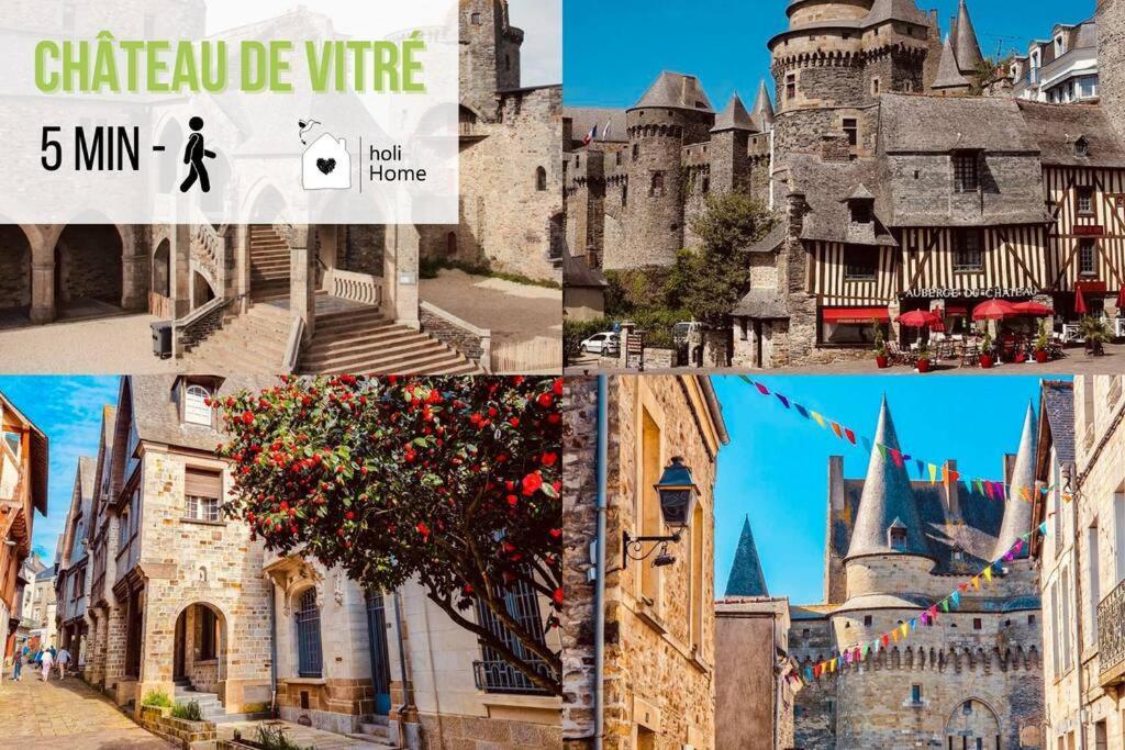H3 Charmante Maison Sur La Vilaine Pres Du Chateau Vitré Eksteriør billede