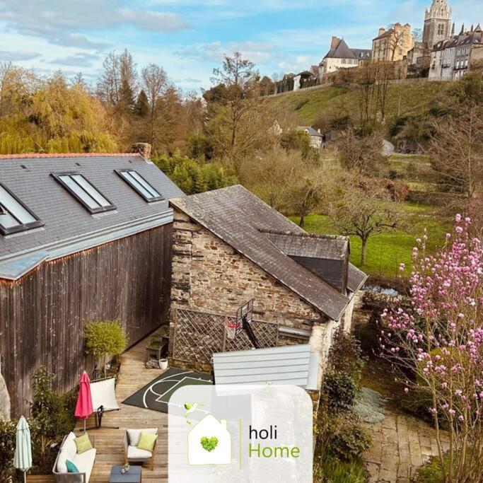 H3 Charmante Maison Sur La Vilaine Pres Du Chateau Vitré Eksteriør billede
